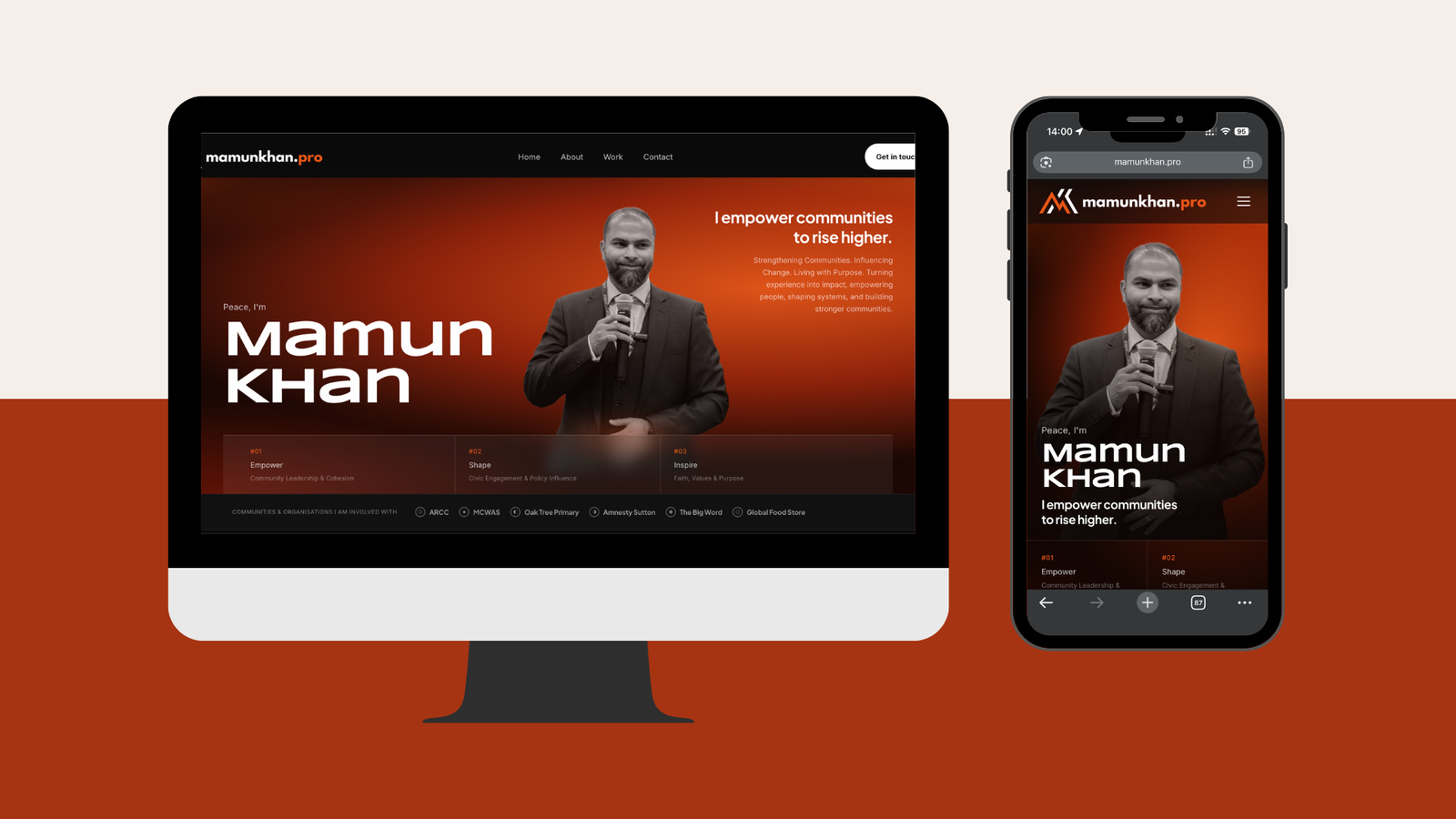 mamunkhan.pro website